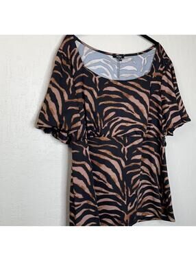 A.U.W  leopard print blouse